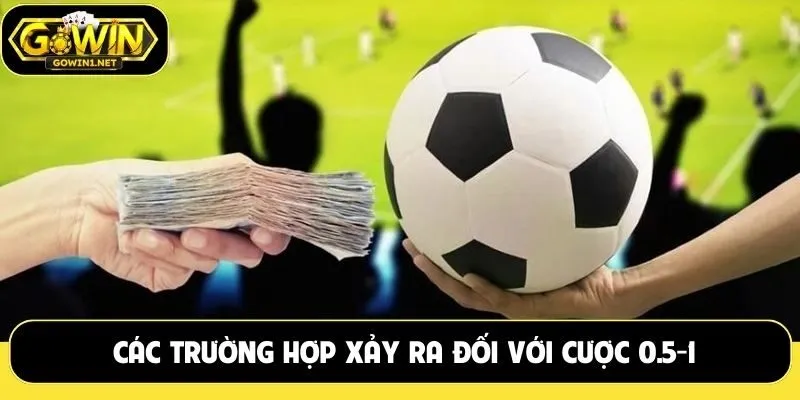 Các trường hợp xảy ra đối với cược 0.5-1