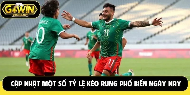 Cập nhật một số tỷ lệ kèo rung phổ biến ngày nay